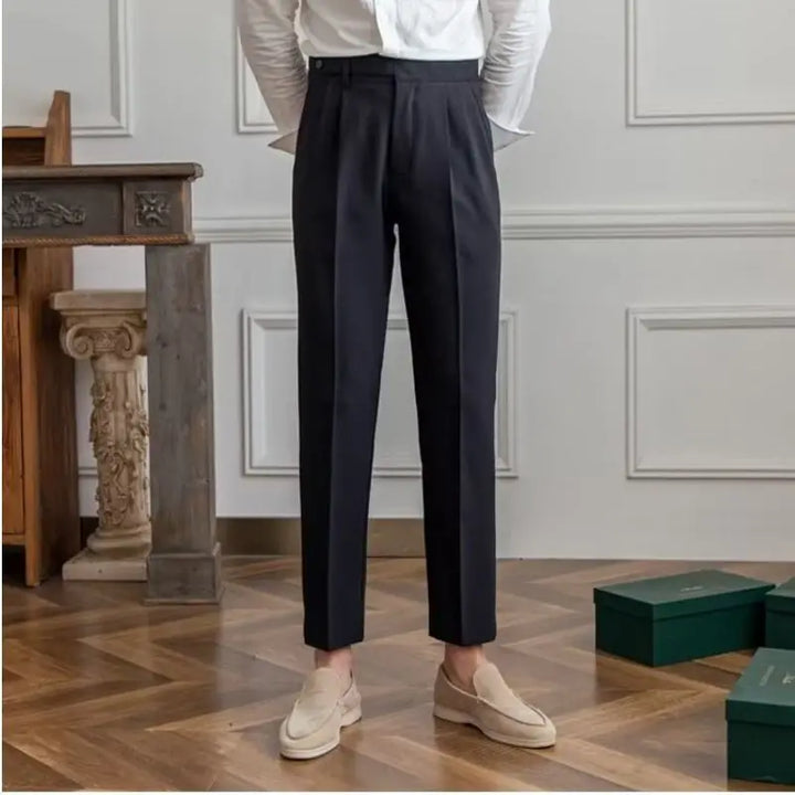 calça de alfaiataria masculina vintage